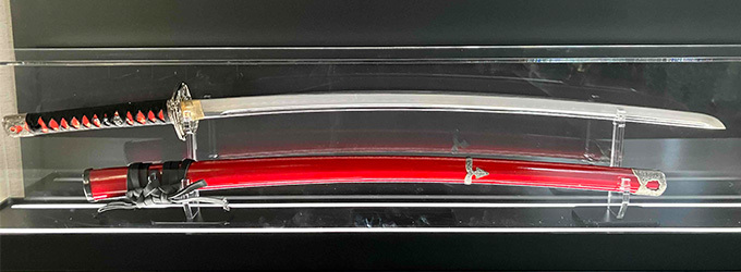 日本刀ディスプレイ